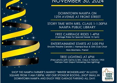 Christmas Tree Lighting & Shop Small Saturday